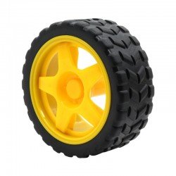 Rubber Tire Wheel 66mm