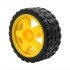 Rubber Tire Wheel 66mm