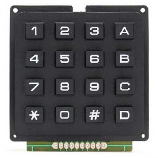16 Key 4x4 Numeric Keypad 16 Key 4x4 Numeric Keypad