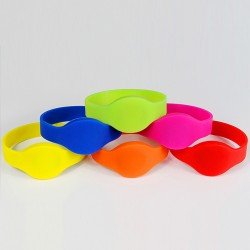 LF RFID Silicone Wristband With TK4100 chip