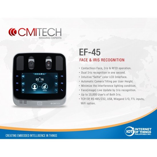 IRIS RECOGNITION SYSTEM- EF-45